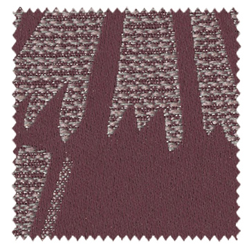 【和モダン】変わり立涌と菊松葉の遮光カーテン【IS-5181】紫紺色