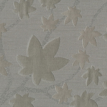 【和モダン】楓（かえで）の風通織のドレープカーテン【IS-5184】茶鼠色