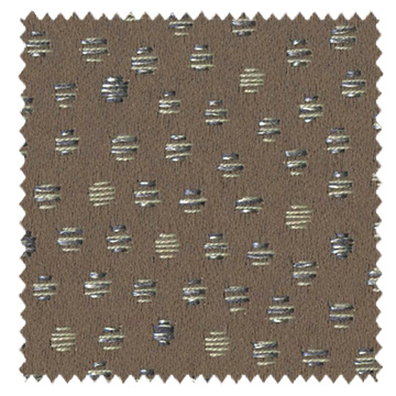 【和モダン】鮫小紋の遮光カーテン【IS-5193】煤竹色