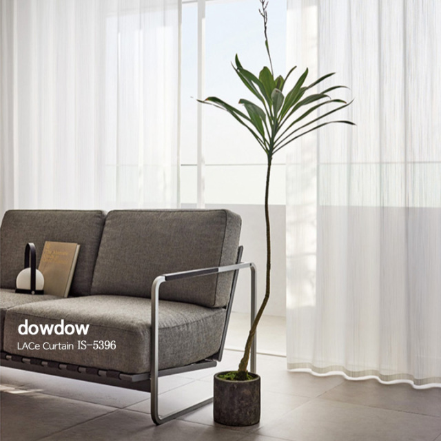 【遮熱ボイル】太さの違う糸の無地のレースカーテン【IS-5396】ホワイト