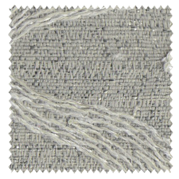 【イタリアンモダン】オーナメント刺繍のカーテン【RZ-5038】ナチュラルグレー