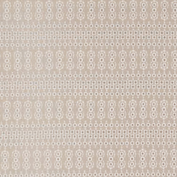 【イタリアンモダン】アンティーク・デザインの刺繍のレースカーテン【RZ-5044】ライトブラウン