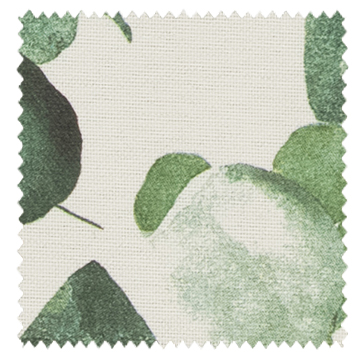 【北欧モダン】ユーカリの枝葉プリントの遮光カーテン【SC-1140】グリーン