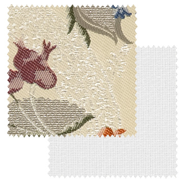 【オーダーカーテン新築セット】シノワズリ調の「アンティーククラシック」のコーディネート【AC-10】2窓セット