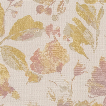 【フレンチシック】水彩の花柄のドレープカーテン【SC-1252】ピンク