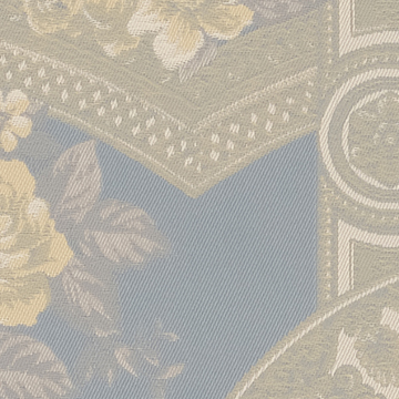 【アンティークラシック】アラベスクの花柄のジャガード織のドレープカーテン【SC-1289】グレー