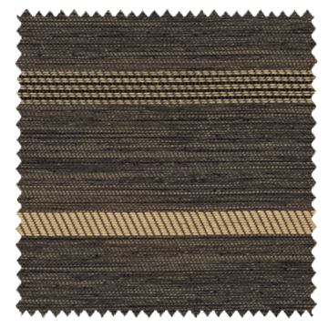 【イタリアンモダン】ブロンズボーダー柄の遮光カーテン【SC-1540】ダークブラウン