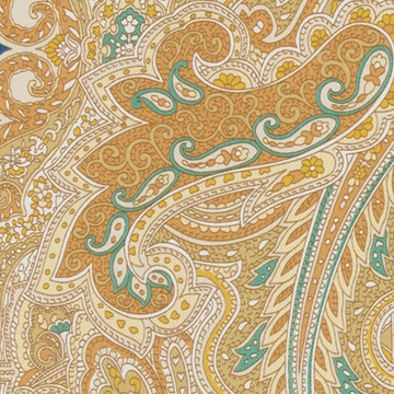 【イタリアンモダン】スカーフ・デザインの遮光カーテン【SC-1583】オレンジ