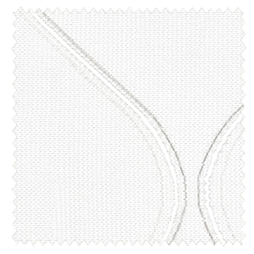 【イタリアンモダン】ウェーブラインの格子柄の遮熱レースカーテン【SC-1737】ホワイト