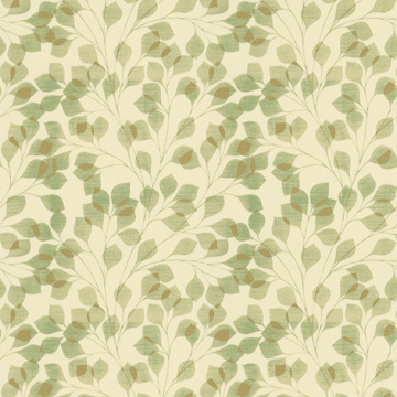 【北欧モダン】重なる葉柄のドレープカーテン＆シェード【SC-3112】グリーン