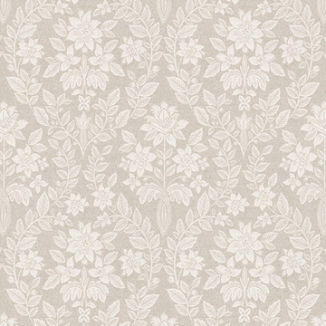 【クラシック モダン】リーフデザインのドレープカーテン【UX-2178】アイボリー＆ベージュ