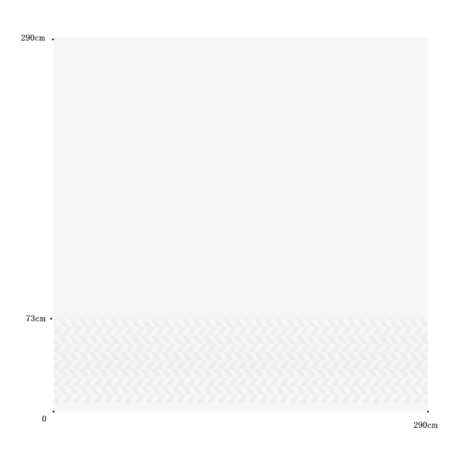 【イタリアンモダン】幾何学柄のボトム刺繍のレースカーテン【UX-7565】ホワイト＆グレー