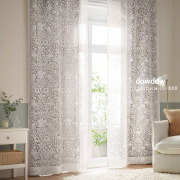 【ウィリアムモリス】いちご泥棒のオパールプリントのレースカーテン【ES-3018】ナチュラルホワイト