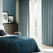 【イタリアンモダン】しっとりとした無地の遮光カーテン【ES-3120】ライトブルーグリーン