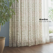 【ウィリアム モリス】ウィロー・バウのドレープカーテン【IS-5111】グリーン＆アイボリー