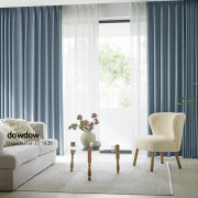 【アンティーク クラシック】ヘリテージ・カラーの無地のドレープカーテン【IS-5126】ヘリテージ・ブルーグレー