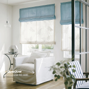 【フレンチシック】植物の葉の刺繍レースカーテン【RZ-5036】ベージュ