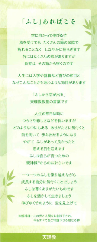 リーフレット2024　「ふし」あればこそリーフレット