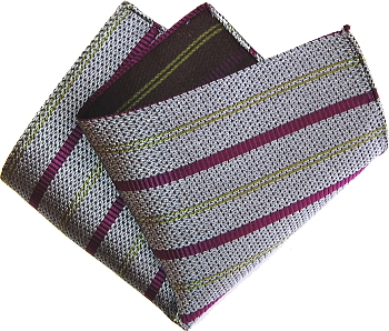 レジメンタルストライプ柄ポケットチーフ 結婚式