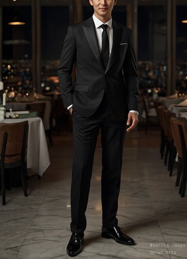 長さが選べる 細い ネクタイ ナロータイ 黒 ブラック 無地 5cm幅