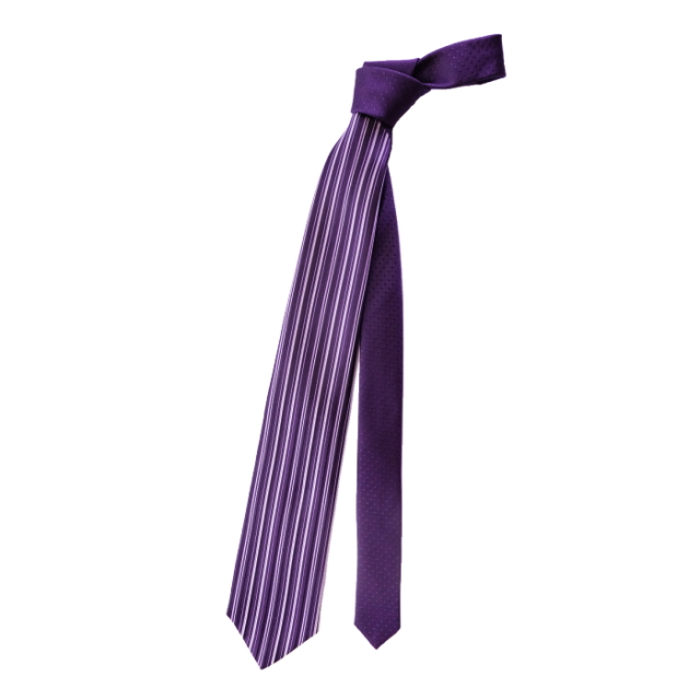 ネクタイ クレリック 縦ストライプ 柄 シルク 西陣織 日本製 2サイズ