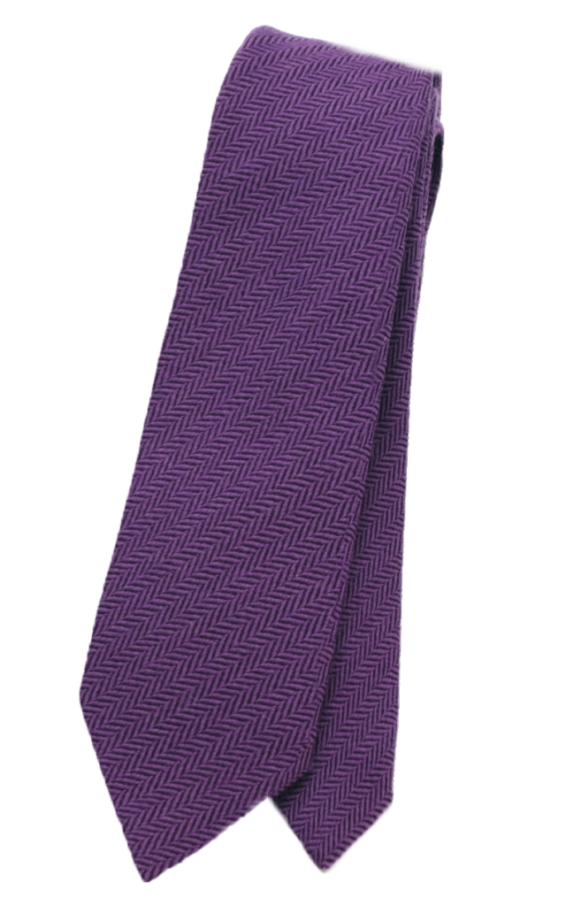 ウール ネクタイ 無地 ヘリンボーン | ネックアクセサリー 専門店