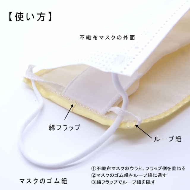 マスク インナー シート シルク 1枚 ストライプ ずれない 紐付き