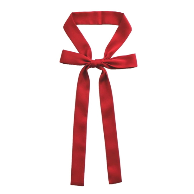 リボンタイ メンズ レディース ボウタイ ブラウス 風 無地 日本製