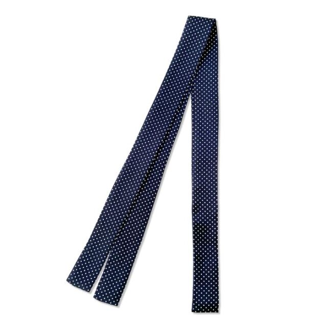 リボンタイ ボウタイ ブラウス 風 ドット柄 3cm幅 日本製 メール便配送