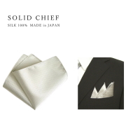 ポケットチーフ 結婚式 シルク シルバー ライトグレー 無地 縦ライン メンズ レディース プレゼント 日本製 メール便 dplus arts