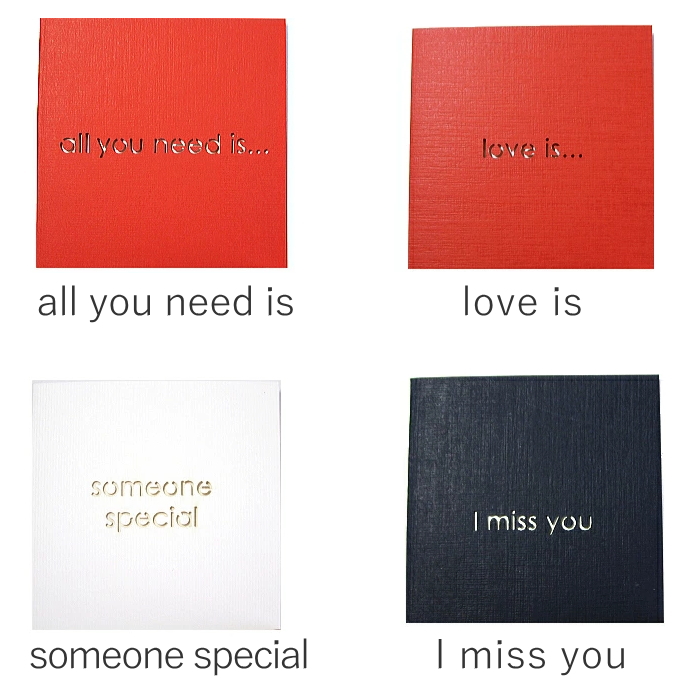 メッセージカード ミニ ギフトカード 切抜メッセージ イタリア・LEGAMi社製・封筒付