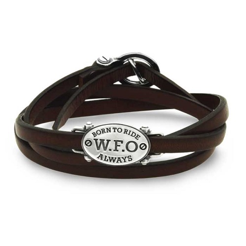 Dr MONROE(ドクターモンロー) プレートレザーブレスレット RE-23-SLC