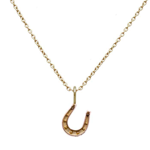 【送料無料】Sync Note by Dr MONROE（シンクノート バイ ドクターモンロー）　K10ゴールドホースシューペンダント　SND-068-K10