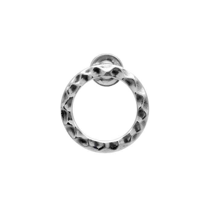 Sync Note by Dr MONROE（シンクノート　バイ　ドクターモンロー）　槌目サークルリングピアス　SND-091-SV