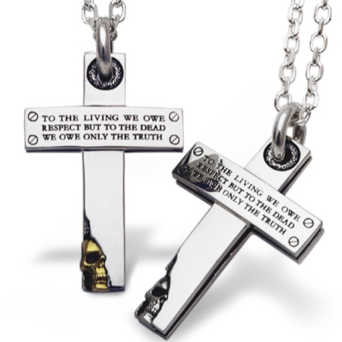 送料無料】Dr MONROE(ドクターモンロー) メッセージクロスペンダント  