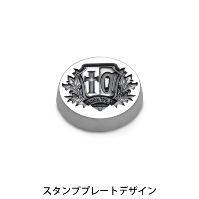 【送料無料】Dr MONROE(ドクターモンロー)ラウンドシーリングスタンプペンダント FC-278-SV