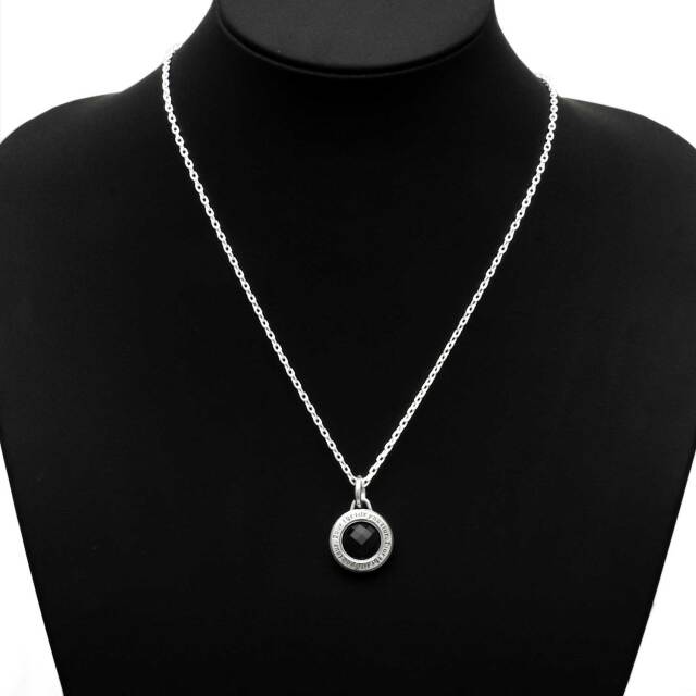 ラウンドストーンペンダント FC-300-SV