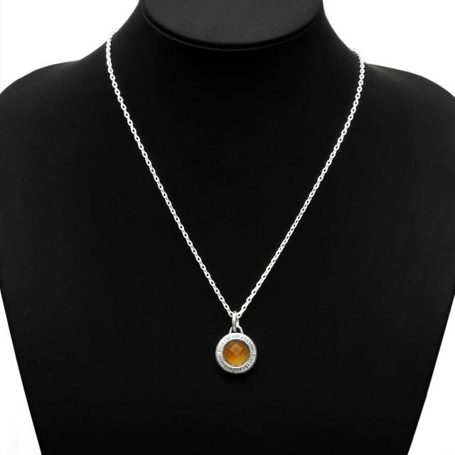 ラウンドストーンペンダント FC-300-SV2