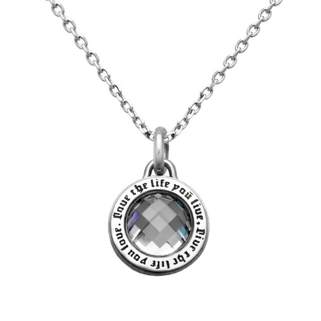 ラウンドストーンペンダント FC-300-SV