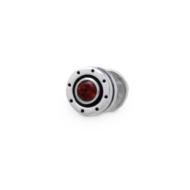 メンズストーンホイールピアス PE-16-SV