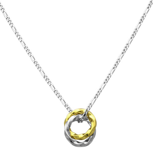 Sync Note by Dr MONROE（シンクノート　バイ　ドクターモンロー）　ツインリングペンダント　SND-043-SV