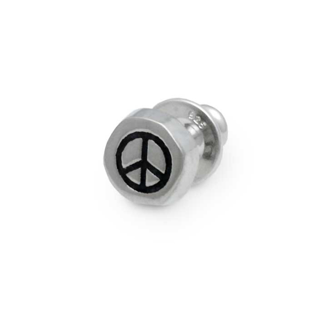 FOR SOMEONE ピースマークシンボル ピアス(片耳用) CAREERING - 【片耳用】 TRIPSTER x CAREERING - ピースピアス