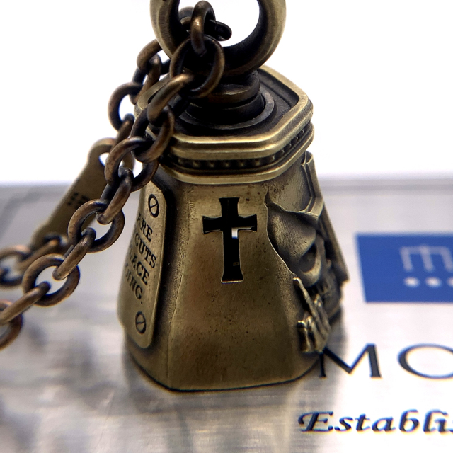 ガーディアンベルキーホルダー、真鍮製、kc08