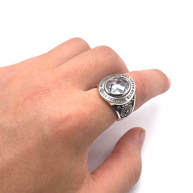 送料無料】Dr MONROE(ドクターモンロー)カレッジリング FC-195-SV 