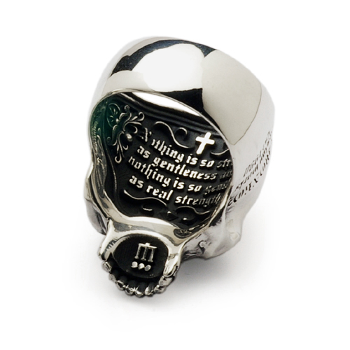 送料無料】Dr MONROE(ドクターモンロー) スカルリング FC-205-SV 