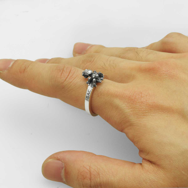 攻殻機動隊/タチコマリング/シルバー925製