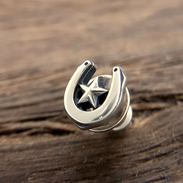 メンズホースシューピアス/シルバー925/PE-56-SV