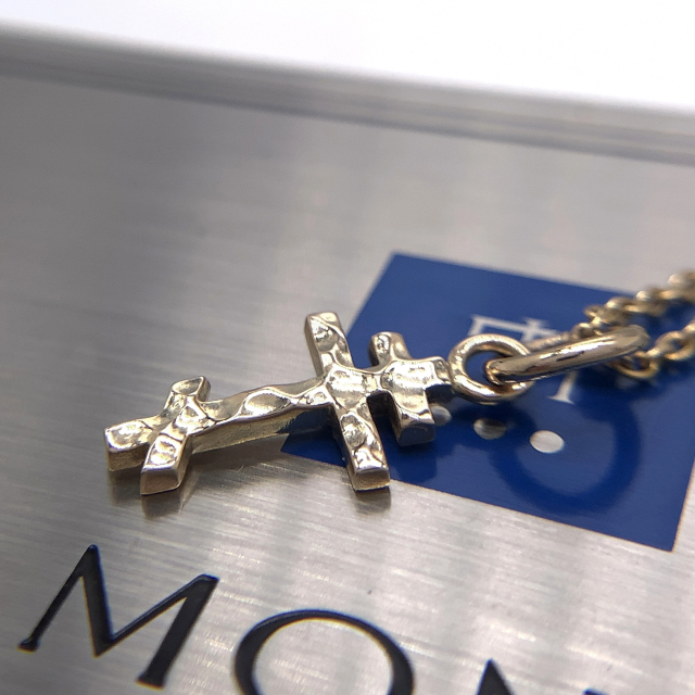 クロスチャームネックレス、snd072、k10ゴールド製