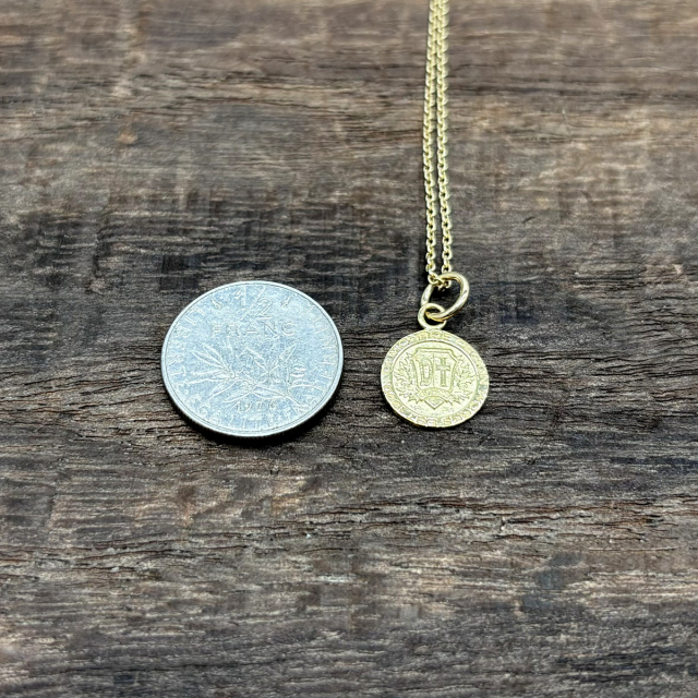 K18コインネックレス FC-271-K18