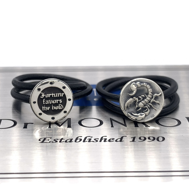 メンズレザーリング、snd123